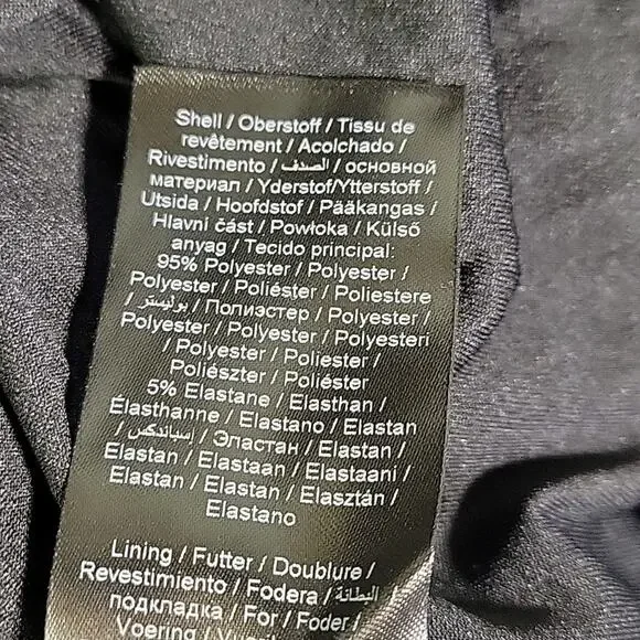 ICHI Wilde Black Silver Sequin Long Sleeve Dress V Neck Open Back Medium NEW - Picture 9 of 13